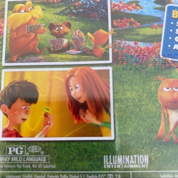 🍿💐Kids DVD Dr. Seuss The Lorax from Creators of Despicable Me Rated PG - Picture 8 of 16